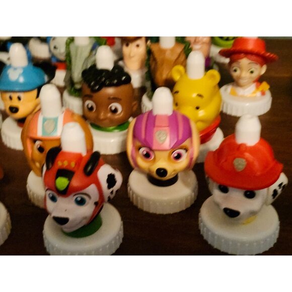 Lot of 45 Good 2 Grow Bottle Toppers Disney Toy Story TMNT Paw Patrol Bluey etc. - Picture 4 of 11